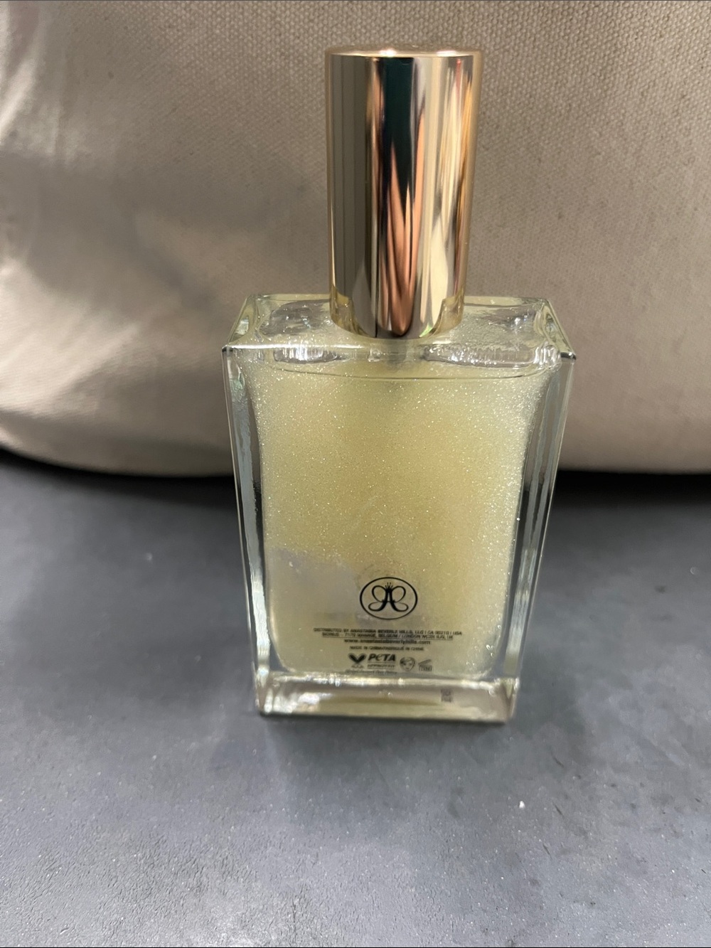 NIB Anastasia Beverly Hills Shimmer Body Oil - White with NWT Lilly Pulitzer Tag - Picture 6 of 7